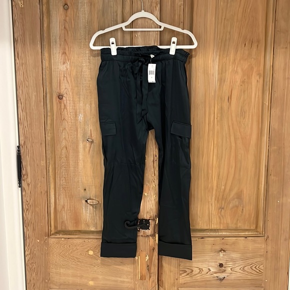 Cami NYC Pants - Cami New York green silk cargo pant size s NWT